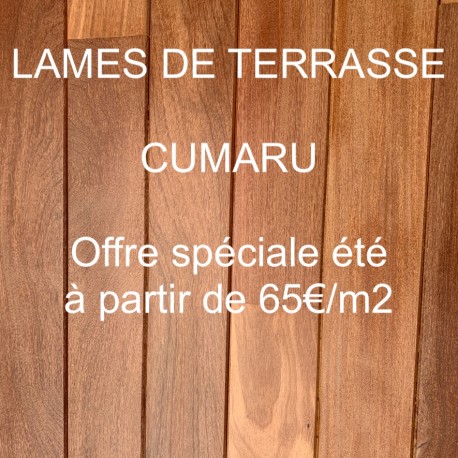 Lames de terrasse Cumaru