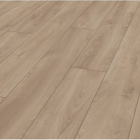 Parquet stratifié pas cher 12 mm chêne marron taupe